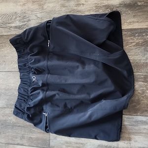 Black skort with pockets